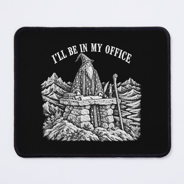 Item preview, I’ll Be in My Office, Vintage Funny Fantasy Wizard Meme Humor designed and sold by LASTIQUE-dd.