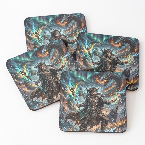 Item preview, Loki - Norse God of Mischief Fantasy Art designed and sold by Lucid Dream Pixel.