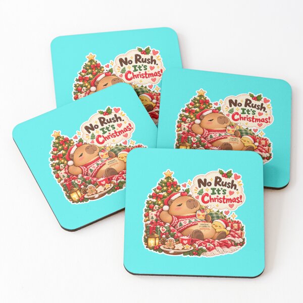 Item preview, NO RUSH. IT'S CHRISTMAS! 2026 BY NAGGINGSTICKERSCO. NAGGING CAPYBARA'S A VERY NAGGING CHRISTMAS! COLLECTION | AQUA Edition | No.02 designed and sold by LaMaisonOfMY.