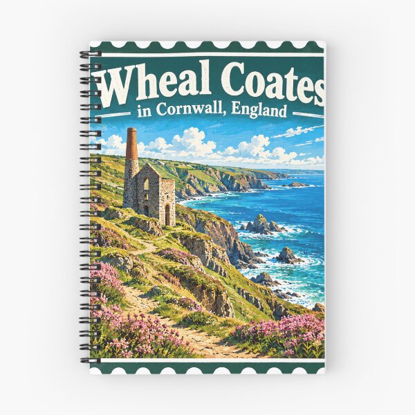 Item preview, Wheal Coates In Cornwall, England - Vintage Travel Art designed and sold by HaydenMillepied.
