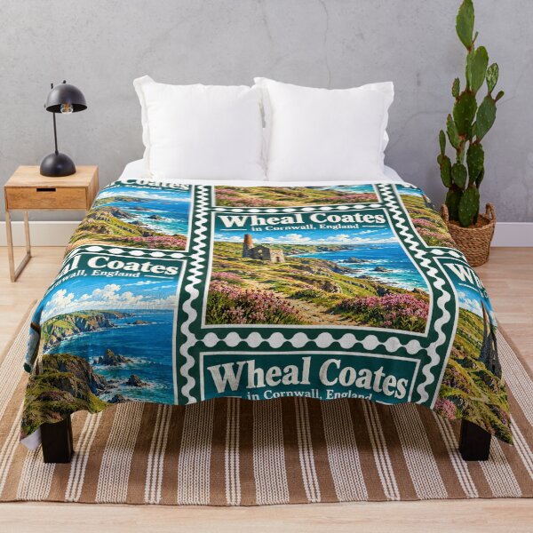 Item preview, Wheal Coates In Cornwall, England - Vintage Travel Art designed and sold by HaydenMillepied.