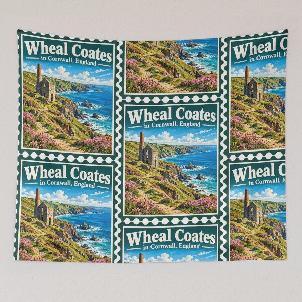 Item preview, Wheal Coates In Cornwall, England - Vintage Travel Art designed and sold by HaydenMillepied.