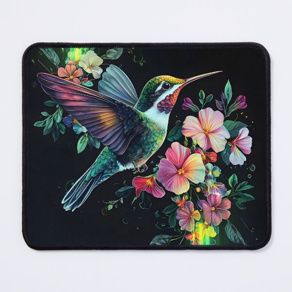 Item preview, Watercolor Hummingbird, 3d Render, Electric Green And designed and sold by Checho30.