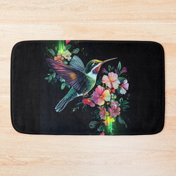 Item preview, Watercolor Hummingbird, 3d Render, Electric Green And designed and sold by Checho30.