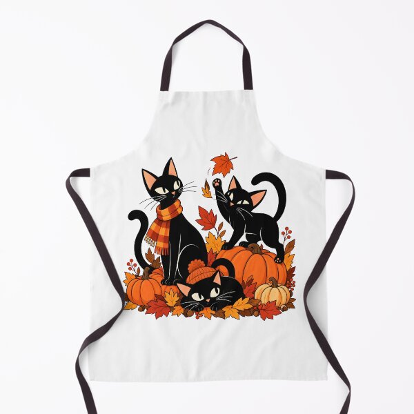 Item preview, Three Cute Black Cats Cozy Autumn Minimalist Fall lovers Gift  designed and sold by Artycom.