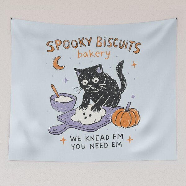 Item preview, Black Cat Halloween Bakery designed and sold by Studio Bootleg.