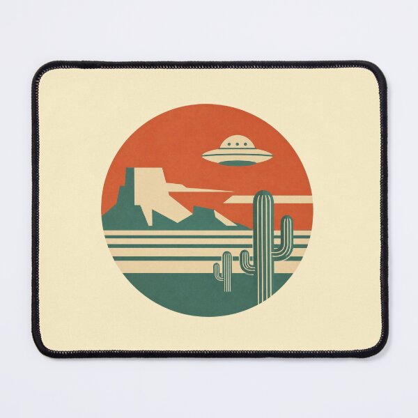 Item preview, Retro UFO – Desert Encounter designed and sold by mellow-koko.