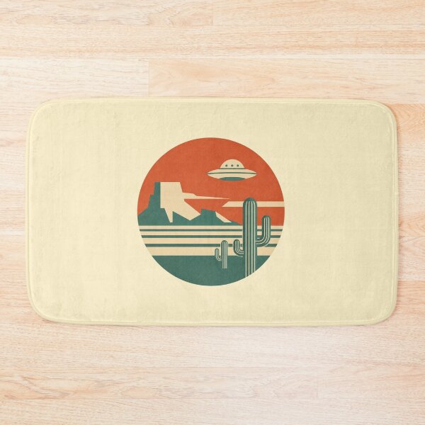 Item preview, Retro UFO – Desert Encounter designed and sold by mellow-koko.