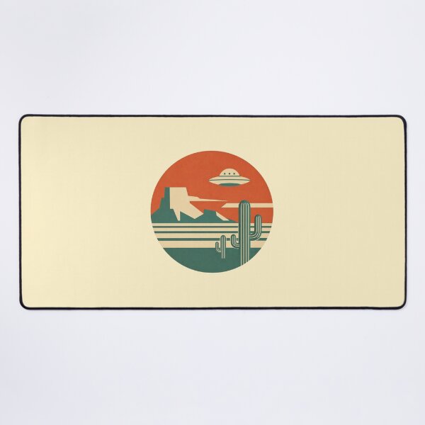 Item preview, Retro UFO – Desert Encounter designed and sold by mellow-koko.