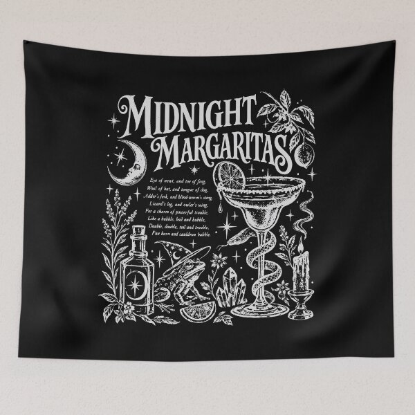 Item preview, Midnight Margaritas Witchy Halloween - Midnight Margaritas - Spooky Margarita - Witch Cocktail designed and sold by dancymantil.
