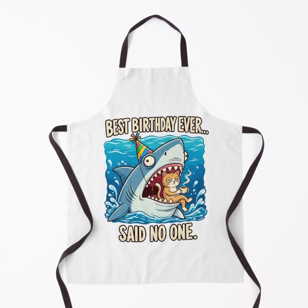 Item preview, Best Birthday Ever Shark Cat designed and sold by tollaru.