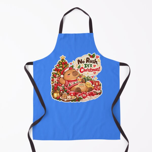 Item preview, NO RUSH. IT'S CHRISTMAS! 2026 BY NAGGINGSTICKERSCO. NAGGING CAPYBARA'S A VERY NAGGING CHRISTMAS! COLLECTION | ELECTRIC BLUE Edition | No.02 designed and sold by LaMaisonOfMY.