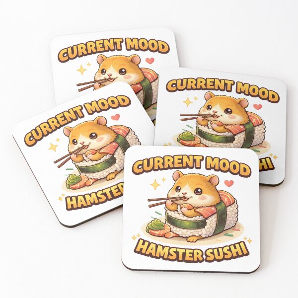 Item preview, Nacho Average Hamster Sushi Funny Food Lover Design. designed and sold by The-T-In-Retro.