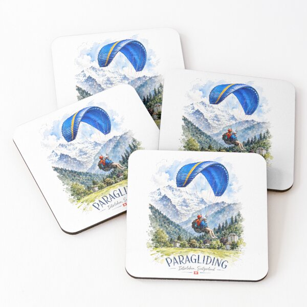 Item preview, Paragliding Over Interlaken Switzerland – Swiss Alps Adventure designed and sold by Russell Thorne.