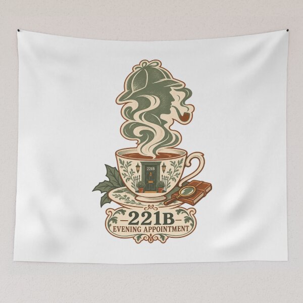Item preview, Sherlock Holmes: 221B Evening Appointment designed and sold by Fenay Designs.