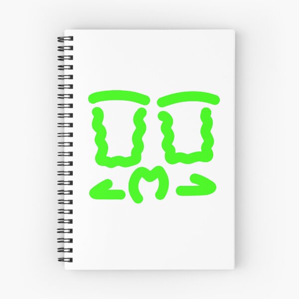 Item preview, Neon Green Crying Doodle Face designed and sold by felipemaldonadoart.