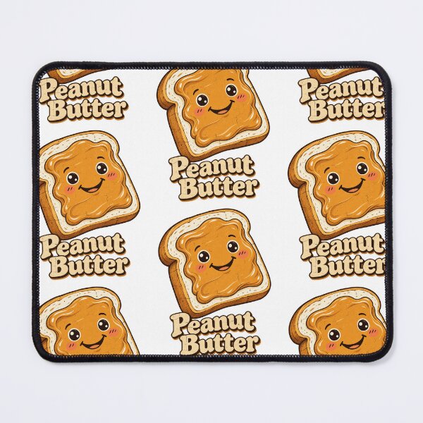 Item preview, Cute Kawaii Peanut Butter Toast Retro Breakfast Food Design designed and sold by SEINENGAPPI12.