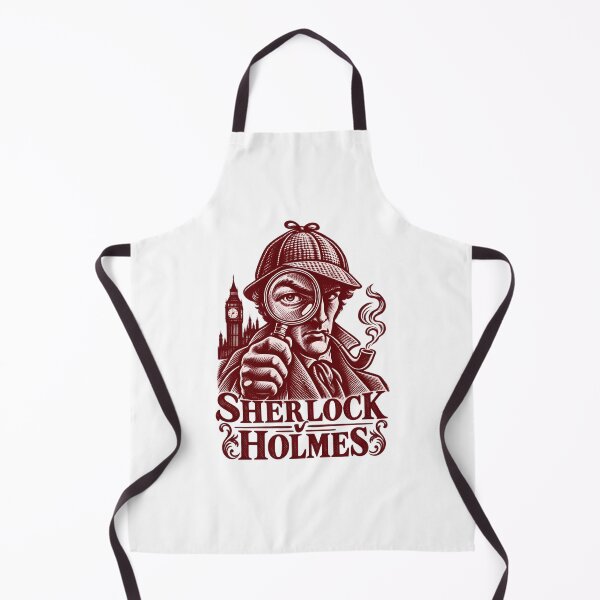 Item preview, Sherlock Holmes: Scarlet Magnifier Portrait designed and sold by Fenay Designs.