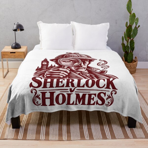 Item preview, Sherlock Holmes: Scarlet Magnifier Portrait designed and sold by Fenay Designs.