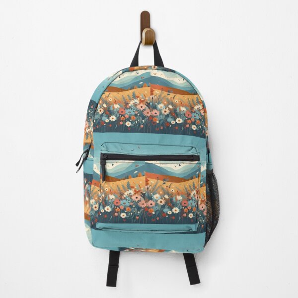 Item preview, Where The Wildflowers Meet The Mountains Gustav Klimt Flower Garden Nature Painting Landscape Scenery Digital Illustration designed and sold by Matt_Smith.