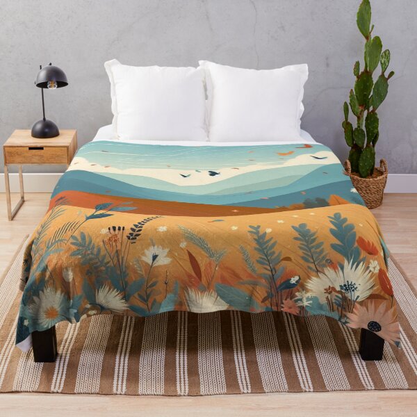 Item preview, Where The Wildflowers Meet The Mountains Gustav Klimt Flower Garden Nature Painting Landscape Scenery Digital Illustration designed and sold by Matt_Smith.