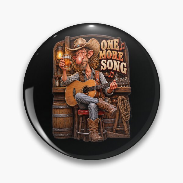 Item preview, One More Song Cowboy Guitar Country Music Humor designed and sold by Wilcox PhotoArt.