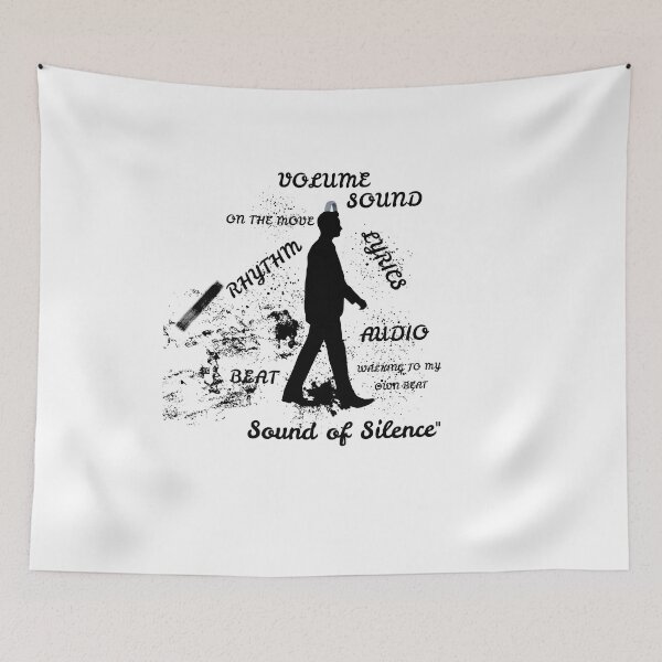 Item preview, Sound of Silence Audio Graphic designed and sold by Azmatdesigner.