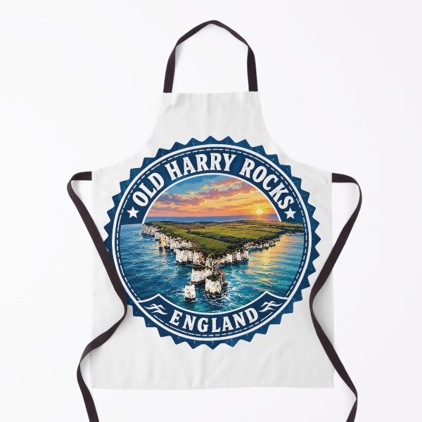 Item preview, Old Harry Rocks, England - Vintage Travel Art designed and sold by HaydenMillepied.