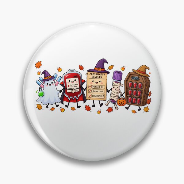 Item preview, Blood Bank Halloween Funny Spooky Medical Lab Tech designed and sold by LASTIQUE-dd.