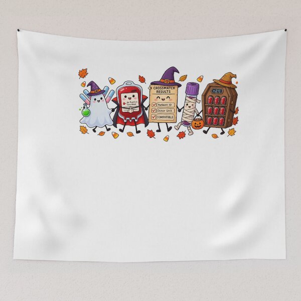 Item preview, Blood Bank Halloween Funny Spooky Medical Lab Tech designed and sold by LASTIQUE-dd.