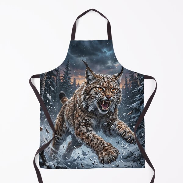 Item preview, Lynx in the Snow - Boreal Forest Wildlife designed and sold by Lucid Dream Pixel.