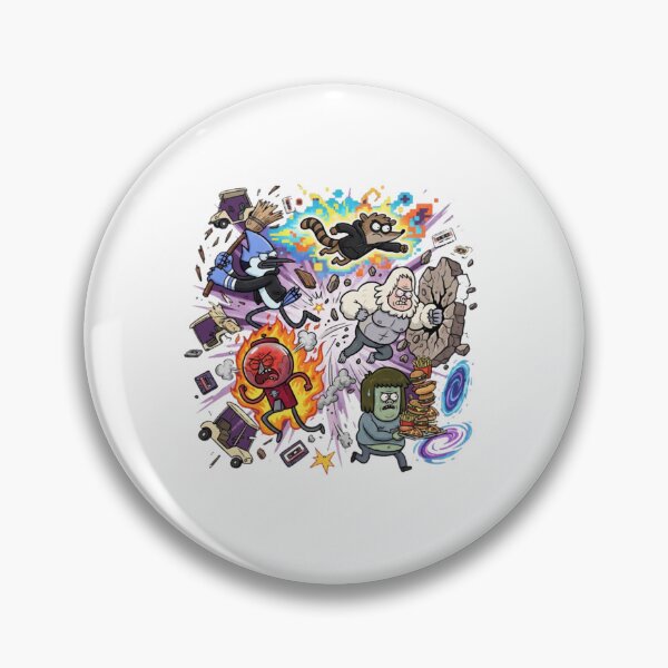 Item preview, Regular Show Character Collage Art  designed and sold by circliqueart.