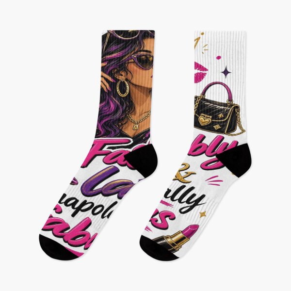 Item preview, Fashionably Late & Unapologetically Fabulous – Sassy Fashion Girl T-Shirt designed and sold by Sushikidsntoddlers.