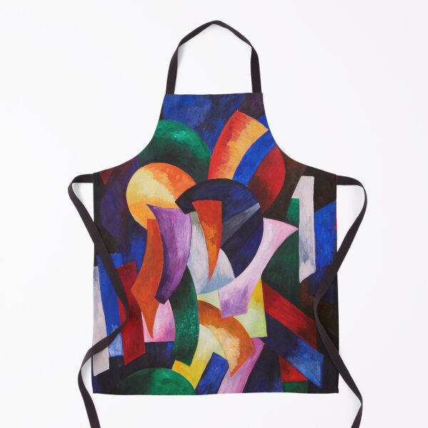 Item preview, Dynamics of color geometric abstract cubism futurist portrait colorful design painting by Alexandra Exter designed and sold by Jéanpaul  Ferro.