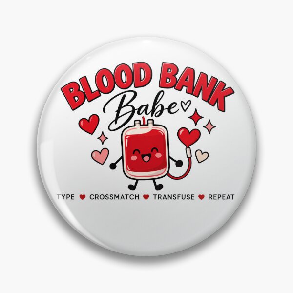 Item preview, Blood Bank Babe Cute Blood Drop Medical Donate designed and sold by LASTIQUE-dd.
