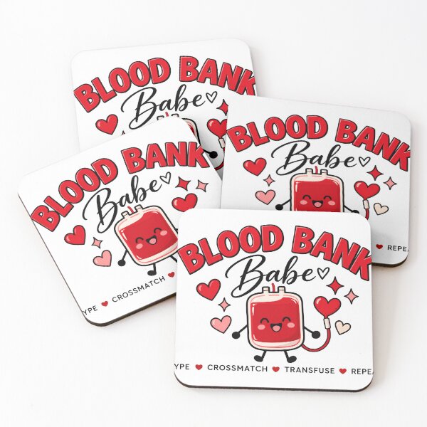 Item preview, Blood Bank Babe Cute Blood Drop Medical Donate designed and sold by LASTIQUE-dd.