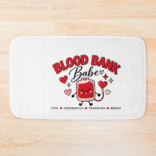 Item preview, Blood Bank Babe Cute Blood Drop Medical Donate designed and sold by LASTIQUE-dd.