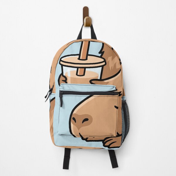 Item preview, Relaxed Capybara Drinking Boba Tea designed and sold by Ranpict.