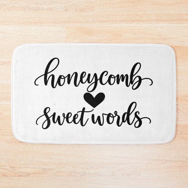 Item preview, honeycomb heart sweet words  designed and sold by OCD_JESSICA.