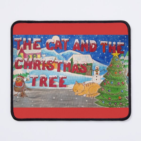 Item preview, The Cat and The Christmas Tree designed and sold by The Cat and The Christmas Tree by Alice Ean Dubh.