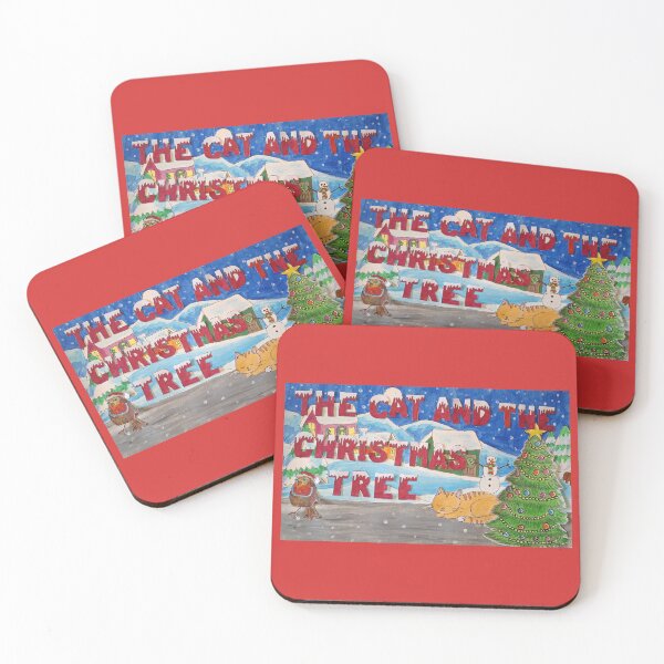 Item preview, The Cat and The Christmas Tree designed and sold by The Cat and The Christmas Tree by Alice Ean Dubh.
