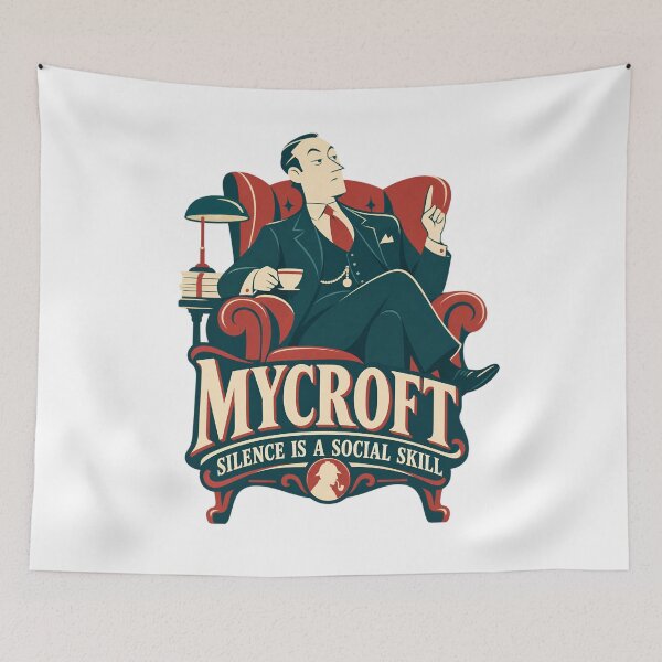 Item preview, Sherlock Holmes: Mycroft's Social Silence designed and sold by Fenay Designs.
