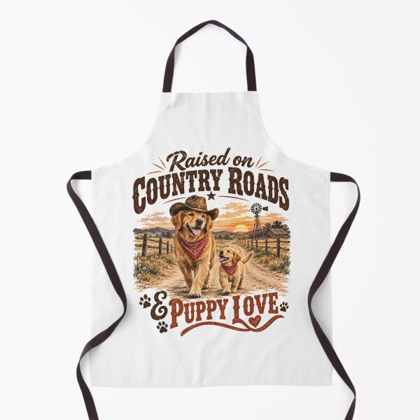 Item preview, Raised on Country Roads & Puppy Love designed and sold by PawPlanetPro.