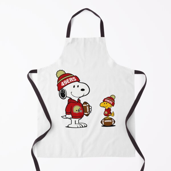 Item preview,  Snoopy And Woodstock San Francisco 49Ers Football  designed and sold by treasacustoms.