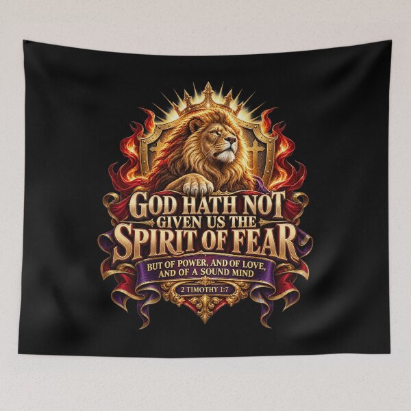 Item preview, God Hath Not Given Us Fear — 2 Timothy 1:7 designed and sold by ChristianLife.
