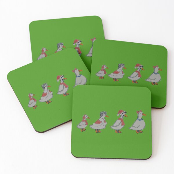 Item preview, Festive Geese Family designed and sold by The Cat and The Christmas Tree by Alice Ean Dubh.