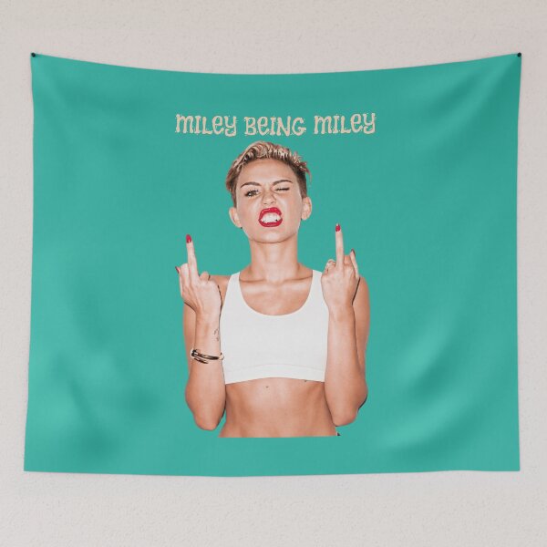 Item preview, Miley Being Miley Pop Culture Icon Graphic Art designed and sold by Vicky021.