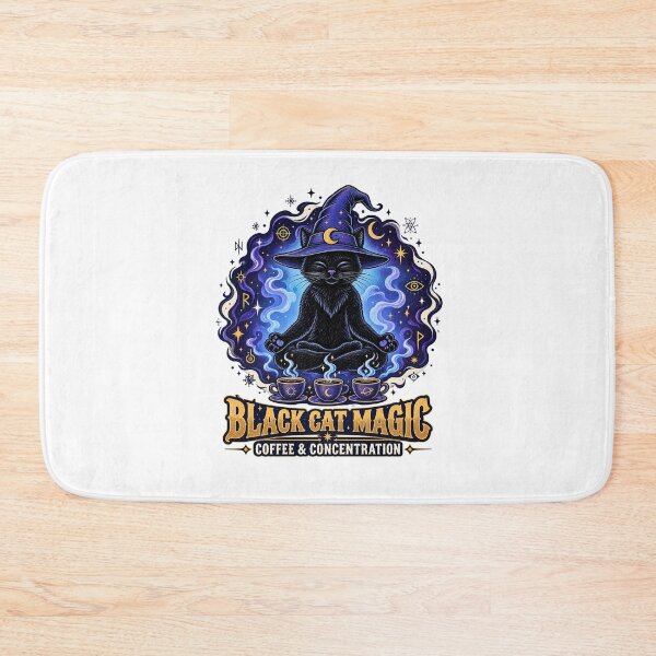 Item preview, Black Cat Magic Coffee Focus designed and sold by tollaru.