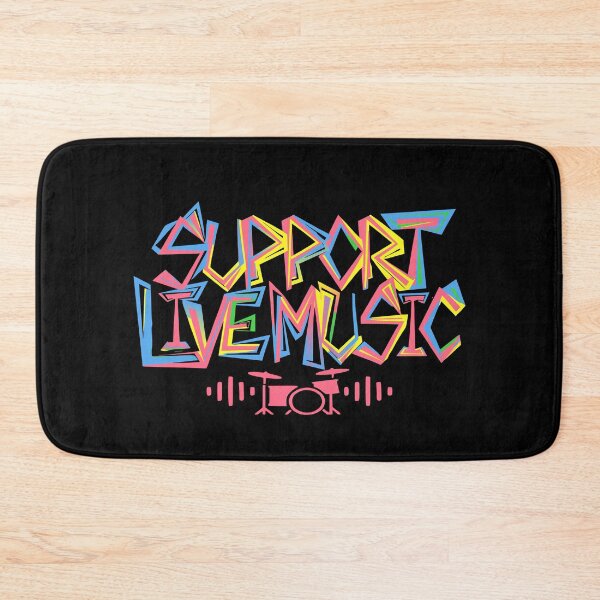 Item preview, Support Live Music, Musicians Concertgoers Music Lovers designed and sold by Colorfulman.
