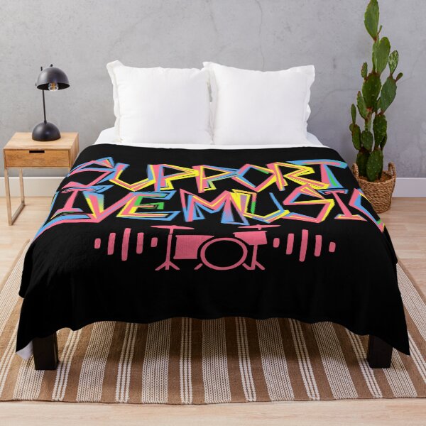 Item preview, Support Live Music, Musicians Concertgoers Music Lovers designed and sold by Colorfulman.
